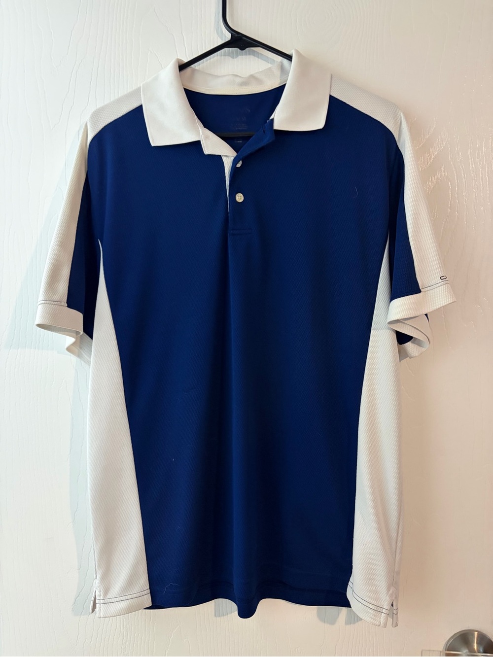 Chaps Navy and White Performance Polo